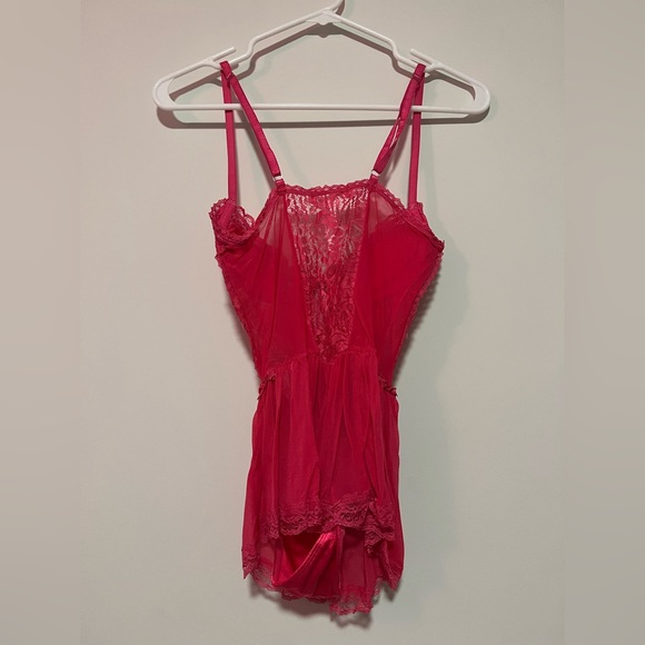 Dollskill hot pink “spoiled but not rotten” onesie - Picture 3 of 5